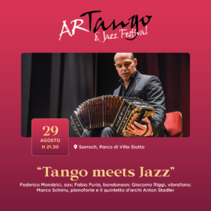 Concerto "Tango meets jazz" - 29 agosto 2025